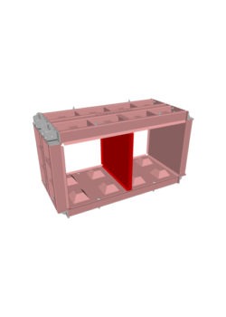 plate for half block 60x60 assembled