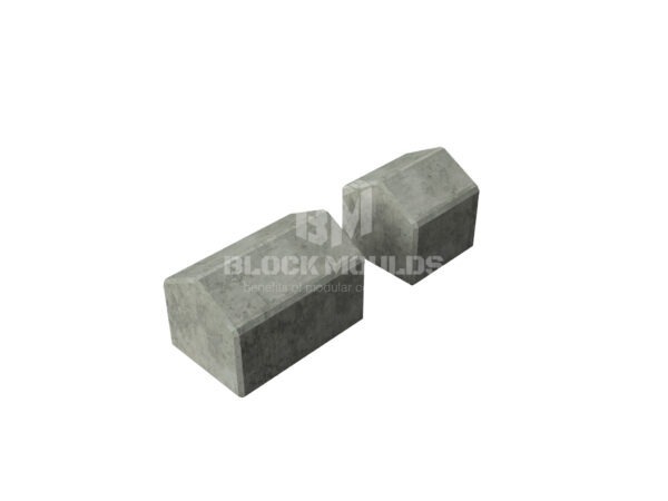 rooftop half concrete block 150x60x60