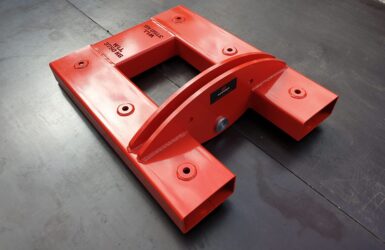 concrete block forklift lifting device