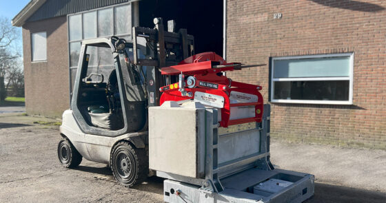 concrete block lift turner