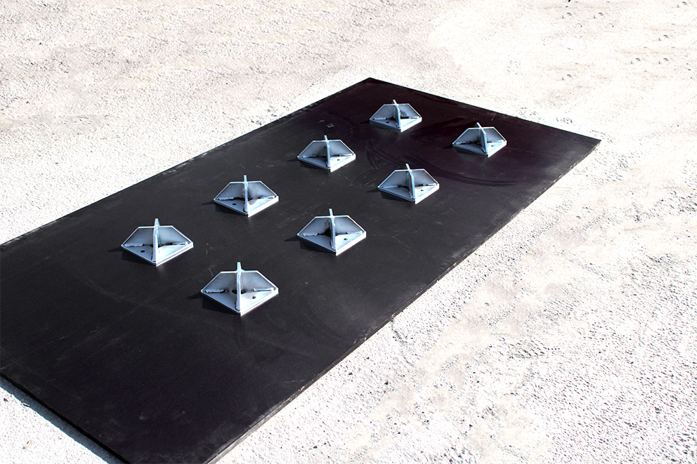 ground nocks for concrete lego blocks